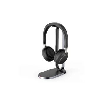 Гарнитура BH76 with Charging Stand UC Black USB-A, Беспроводная BT,BHC76,Зарядка Qi,HD звук,Шумоподав.ANС,Черн Гарнитура BH76 with Charging Stand UC Black USB-A, Беспроводная BT,BHC76,Зарядка Qi,HD звук,Шумоподав.ANС,Черн